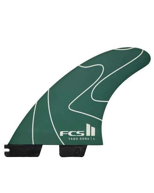 FCSII Yago Dora PC Tri Fin Set - Pulse Green