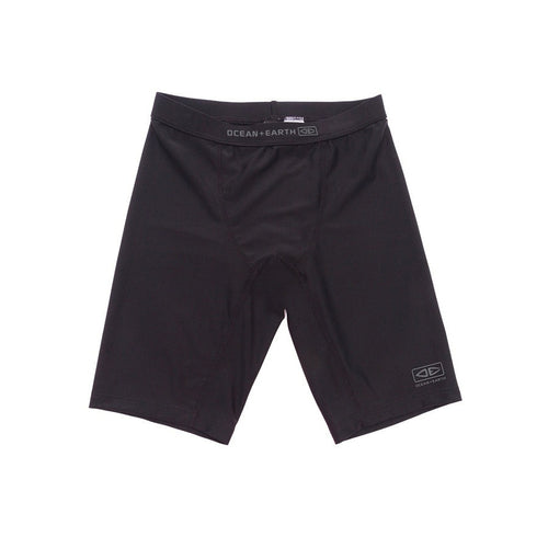 O&E Mens Anti-Rash Surf Short - Black