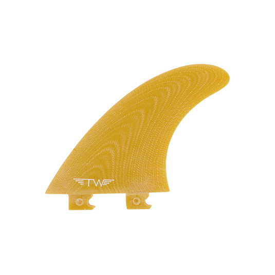 Captain Fin Tyler Warren 5 Fin LRG/YLW - Twin Tab