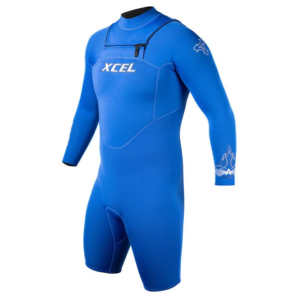 Load image into Gallery viewer, Xcel Archy&#39;s Garage 2mm L/S Springsuit - Royal
