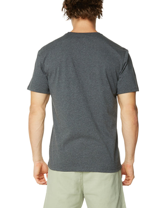 O&E Men's Spearhead Tee - Charcoal Marle