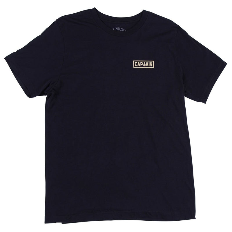 Load image into Gallery viewer, Captain Fin Mini Naval Tee - Black
