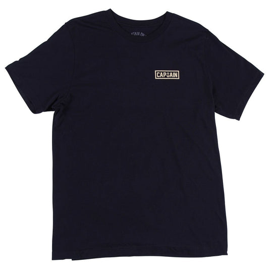 Captain Fin Mini Naval Tee - Black