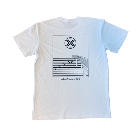 Exit Surf Local Lines Tee New Brighton - White