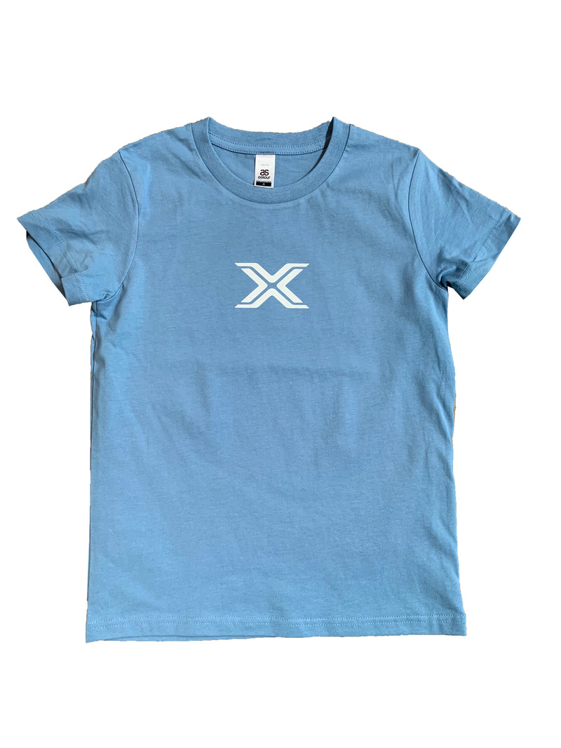 Load image into Gallery viewer, Exit Surf Youth Local Lines Tee - New Brighton - Blue
