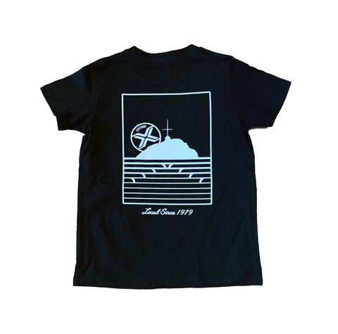 Exit Surf Youth Local Lines Tee - Sumner - Black