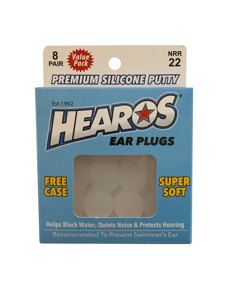 Load image into Gallery viewer, Hearos Multi-use Silicone Ear Plugs - 8 Pairs
