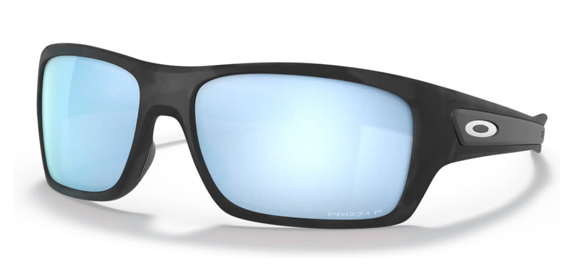 Load image into Gallery viewer, Oakley Turbine Matte Black Camo w/ Prizm Deep Water Polarized
