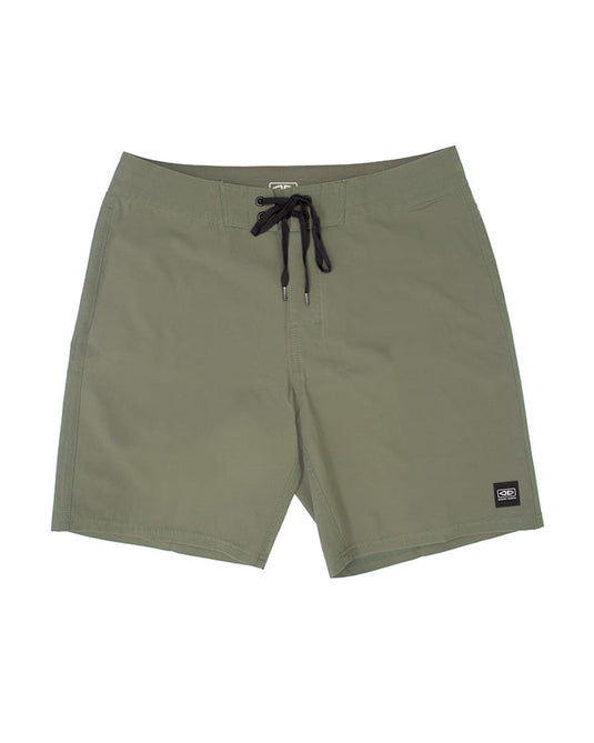 O&E Men's Priority 19" Boardshorts - Olive