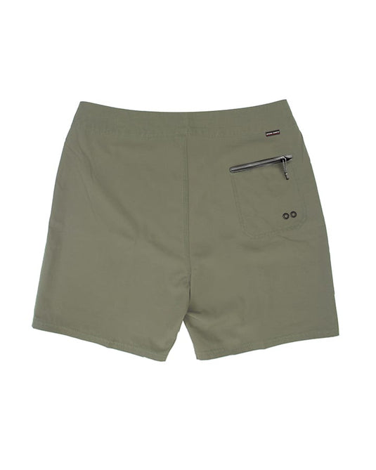 O&E Men's Priority 17" Boardshorts - Olive