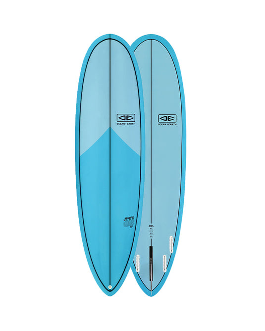 O&E Happy Hour Epoxy Surfboard - Blue