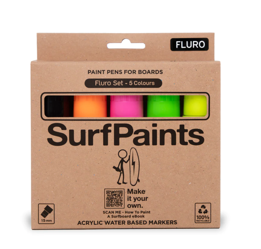 Surf Paints Premium 5 Pack - Fluro