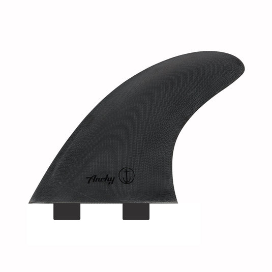 Captain Fin Archy Man in Black Twin Tab Tri Fin Set