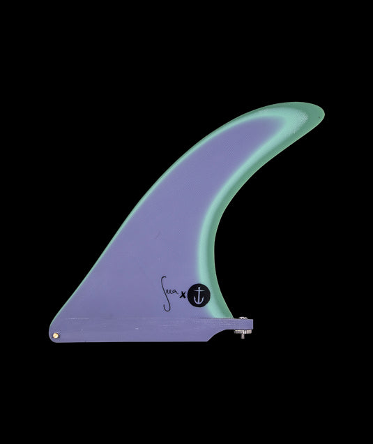 Captain Fin The Seea Raked 8.5" Fin - Purple