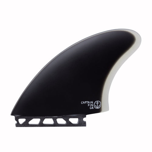 Captain Fin CF Keel Single Tab - Black