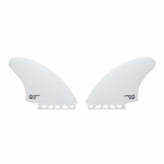 Captain Fin CF Keel Single Tab - White