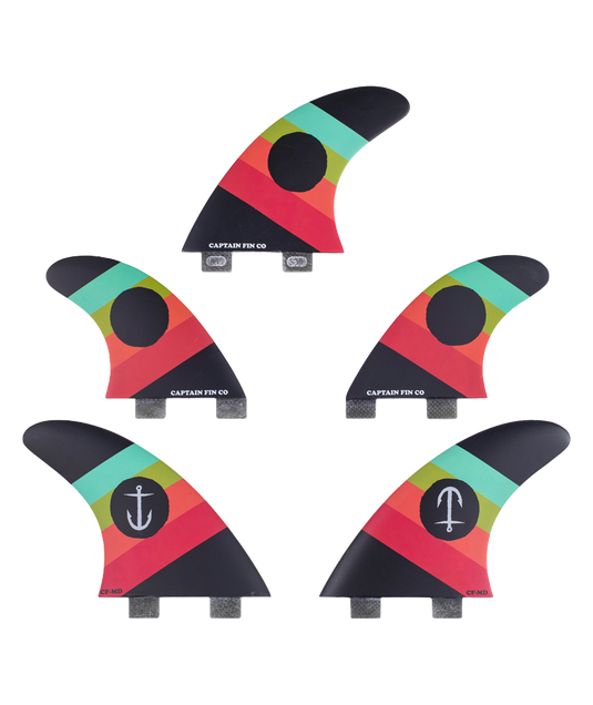Captain Fin CF Series 5 Fin - Twin Tab