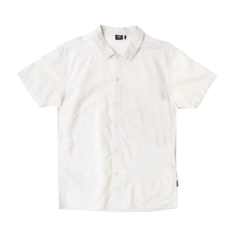 Load image into Gallery viewer, O&amp;E Linen S/S Shirt - Bone
