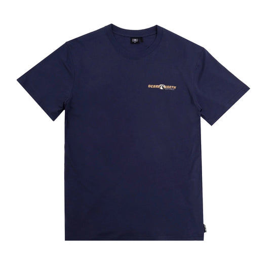 O&E Nineties Wave Tee - Navy