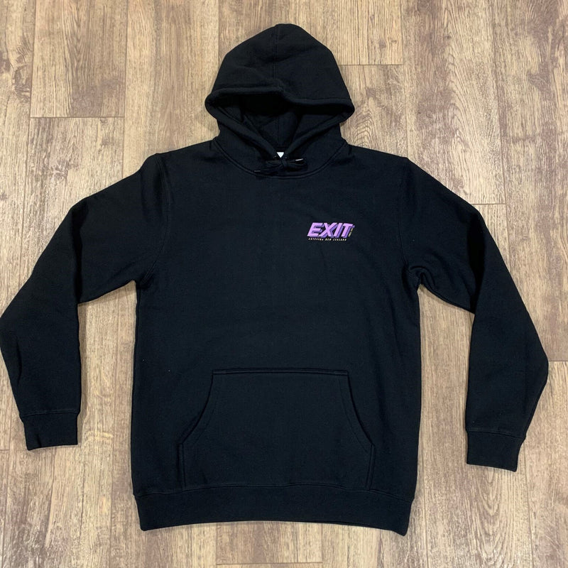 Load image into Gallery viewer, Exit Surf OG Logo Hoody - Black/Purple
