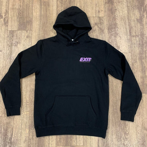 Exit Surf OG Logo Hoody - Black/Purple