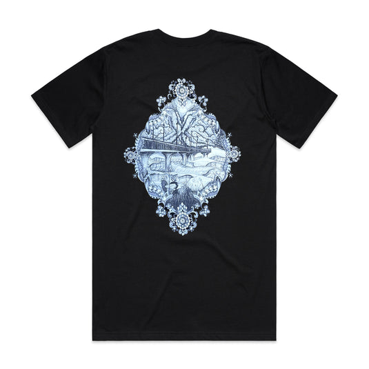 Exit Surf Artist Series Tee - D Mcbride - Black