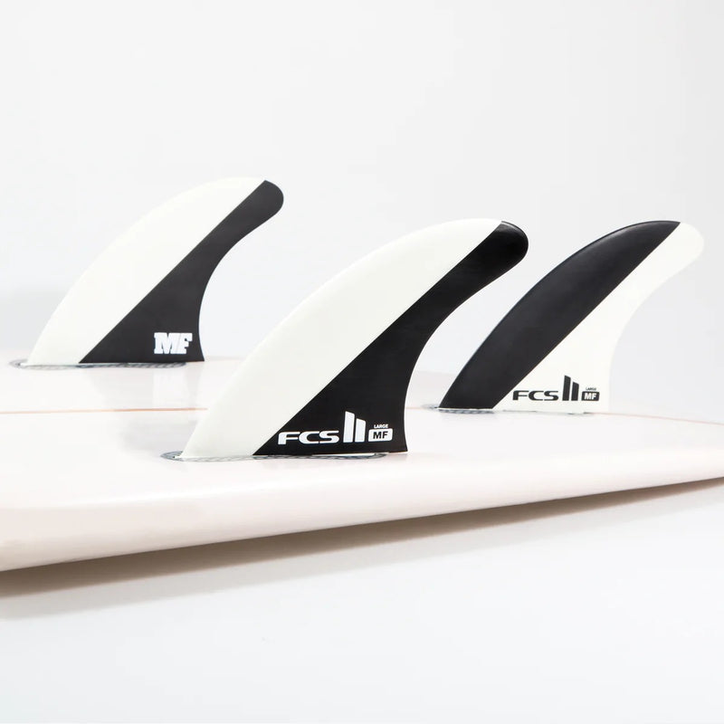 Load image into Gallery viewer, FCSII Mick Fanning PC Tri Fin - Black/White
