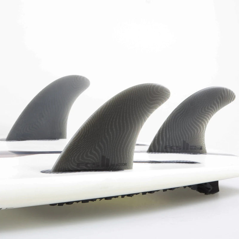 Load image into Gallery viewer, FCSII Reactor Neo Glass Eco Tri Fins - Ash
