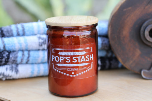 Sticky Bumps Pop's Stash Candle - 10oz Jar