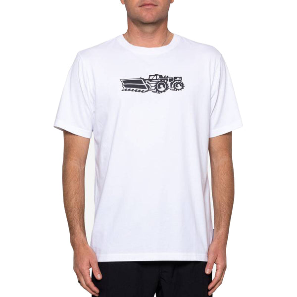 JS Industries Traktor Tee - White – Exit Surf | The Surfers Store