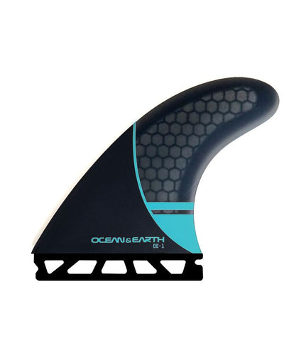 O&E OE1 Whip 2020 Thruster Fins - Single Tab