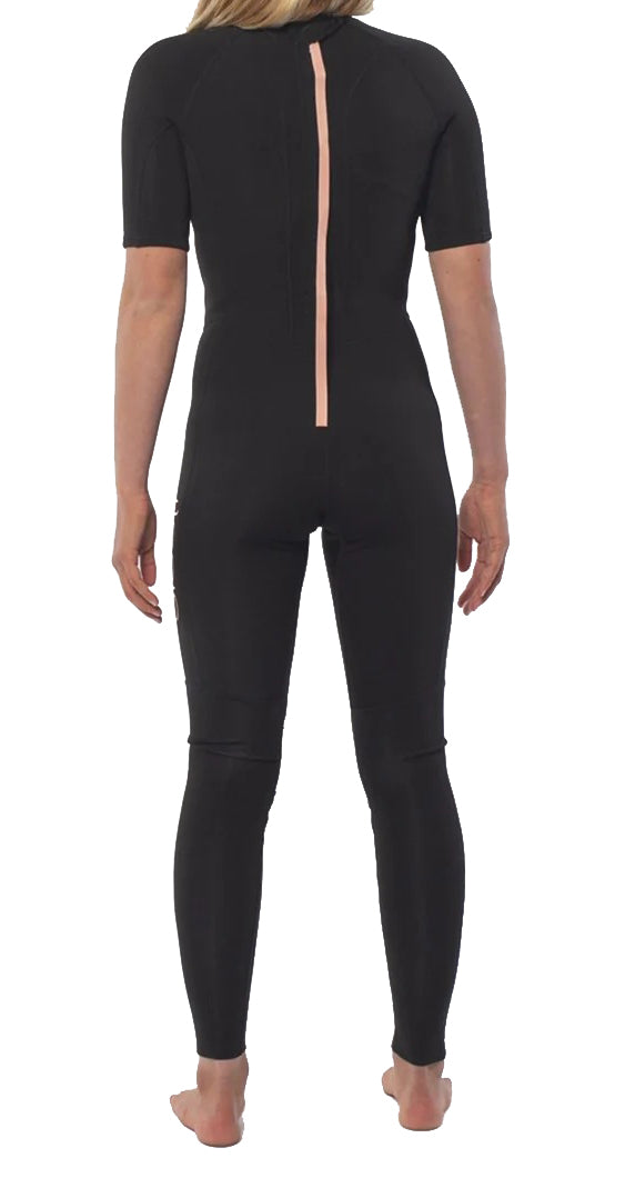 Load image into Gallery viewer, Sisstrevolution 7 Seas Shortarm Backzip Wetsuit - Black
