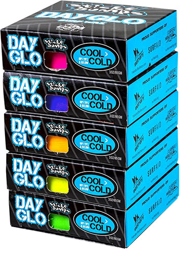 Sticky Bumps DAY-GLO Colour Wax - Cool/Cold