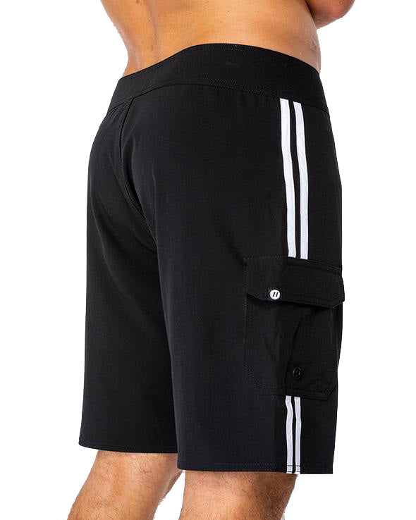 Load image into Gallery viewer, The Mad Hueys Mary Jane Boardshort - Black
