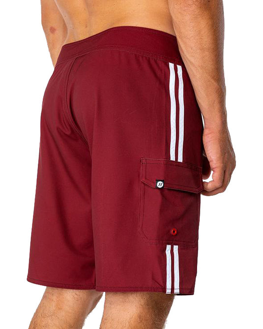 The Mad Hueys Mary Jane Boardshort - Maroon