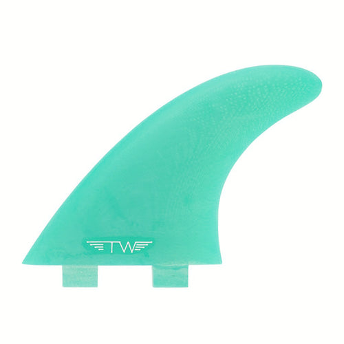 Captain Fin Tyler Warren 5 Fin Set TEAL - Twin Tab