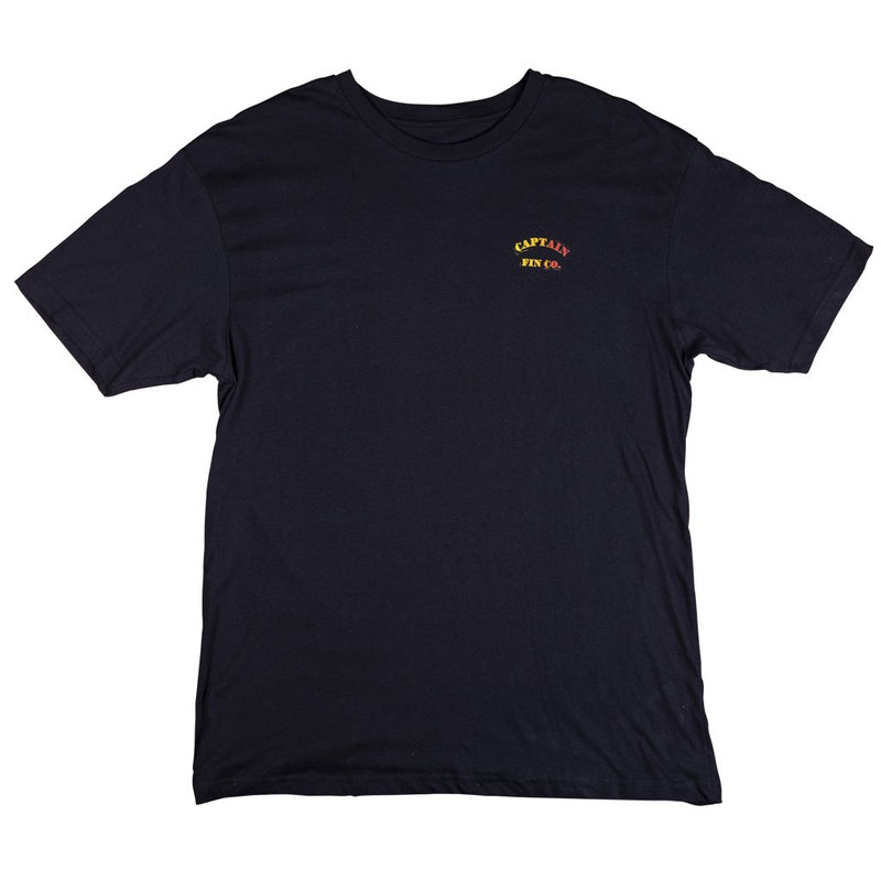 Load image into Gallery viewer, Captain Fin Van Font Tee - Black
