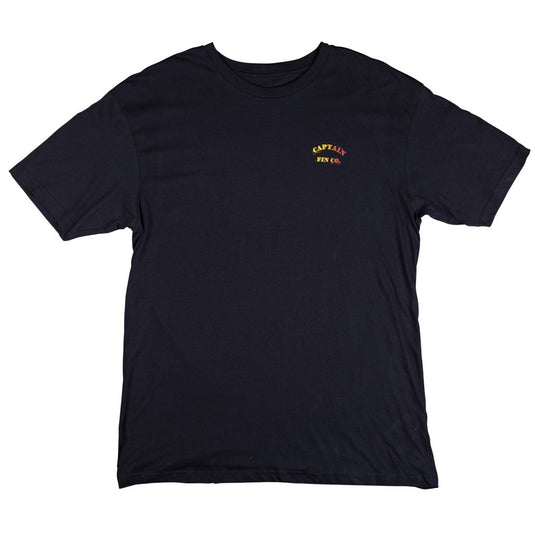 Captain Fin Van Font Tee - Black