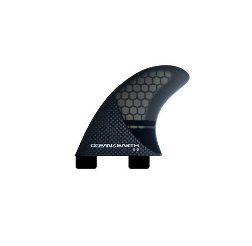 O&E Q2 Control Quad Rear Fins - Dual Tab