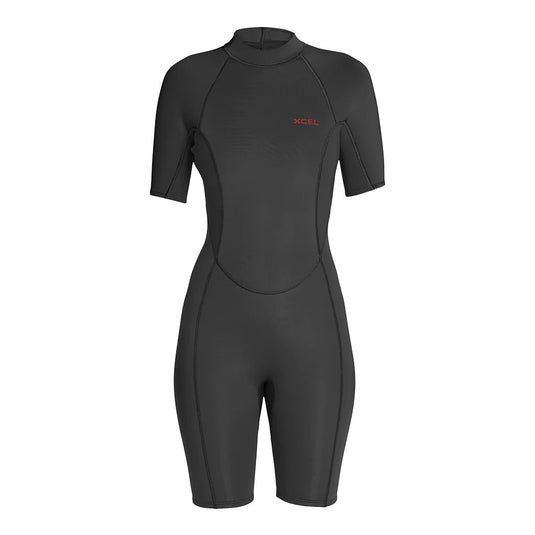 Xcel Ladies Axis S/S 2mm Springsuit - Black