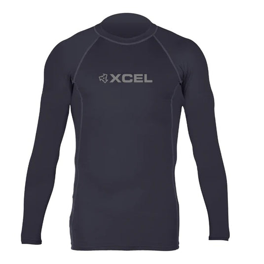 Xcel Premium Stretch L/S U.V Top - Black